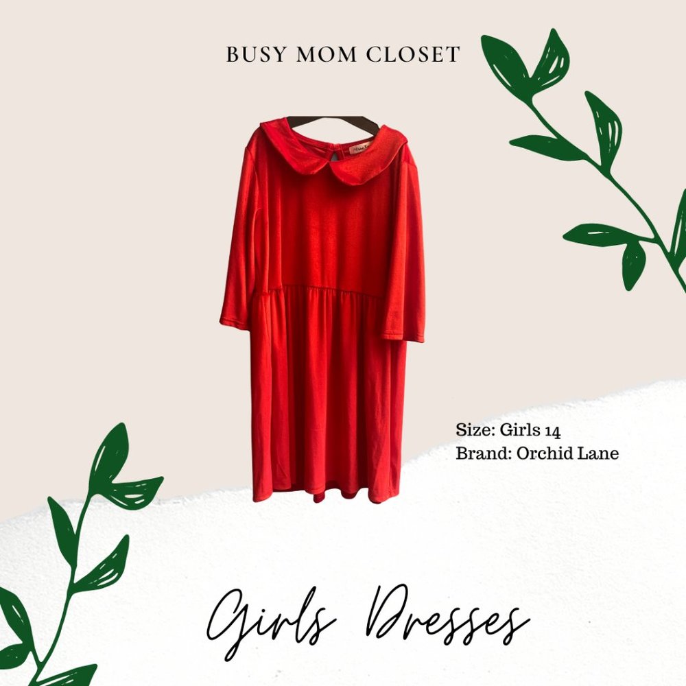 Peter Pan Collar Velvet Dress